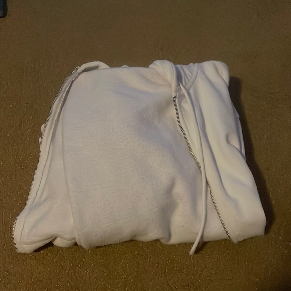 White brandy zip up